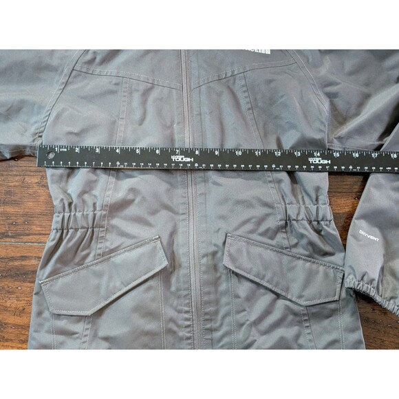The North Face Jacket Girl's M (10-12) DryVent Gray Full Zip Hooded - Picture 6 of 15